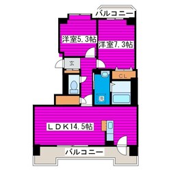 栄町駅 徒歩8分 9階の物件間取画像